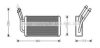 AVA QUALITY COOLING FD6316 Heat Exchanger, interior heating